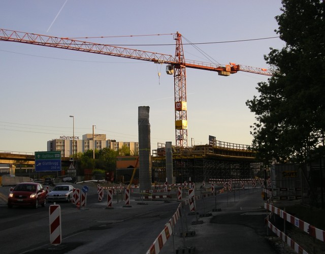 Glattalbahn construction airport