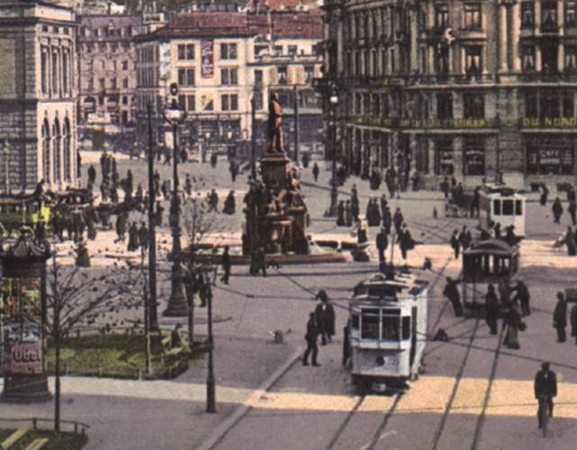 Alfred Escher statue ca. 1909