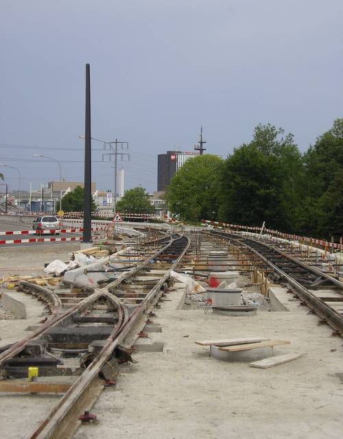 Glattalbahn construction