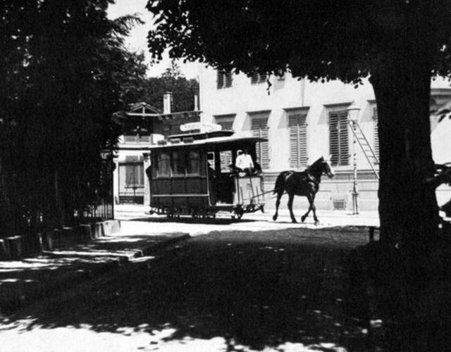 Horse tram Talacker Zuerich