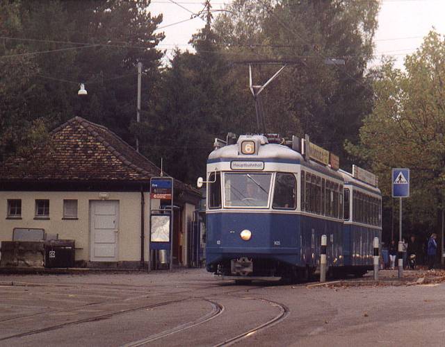 P16 type tram at Zoo terminus