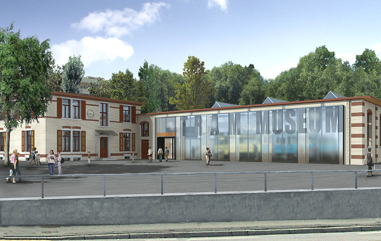 Burgwies Tram Museum, artist's impression