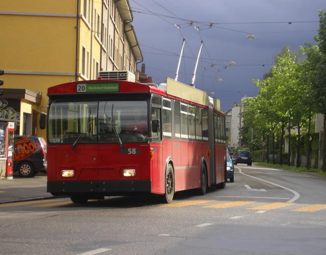 FBW trolleybus Bern